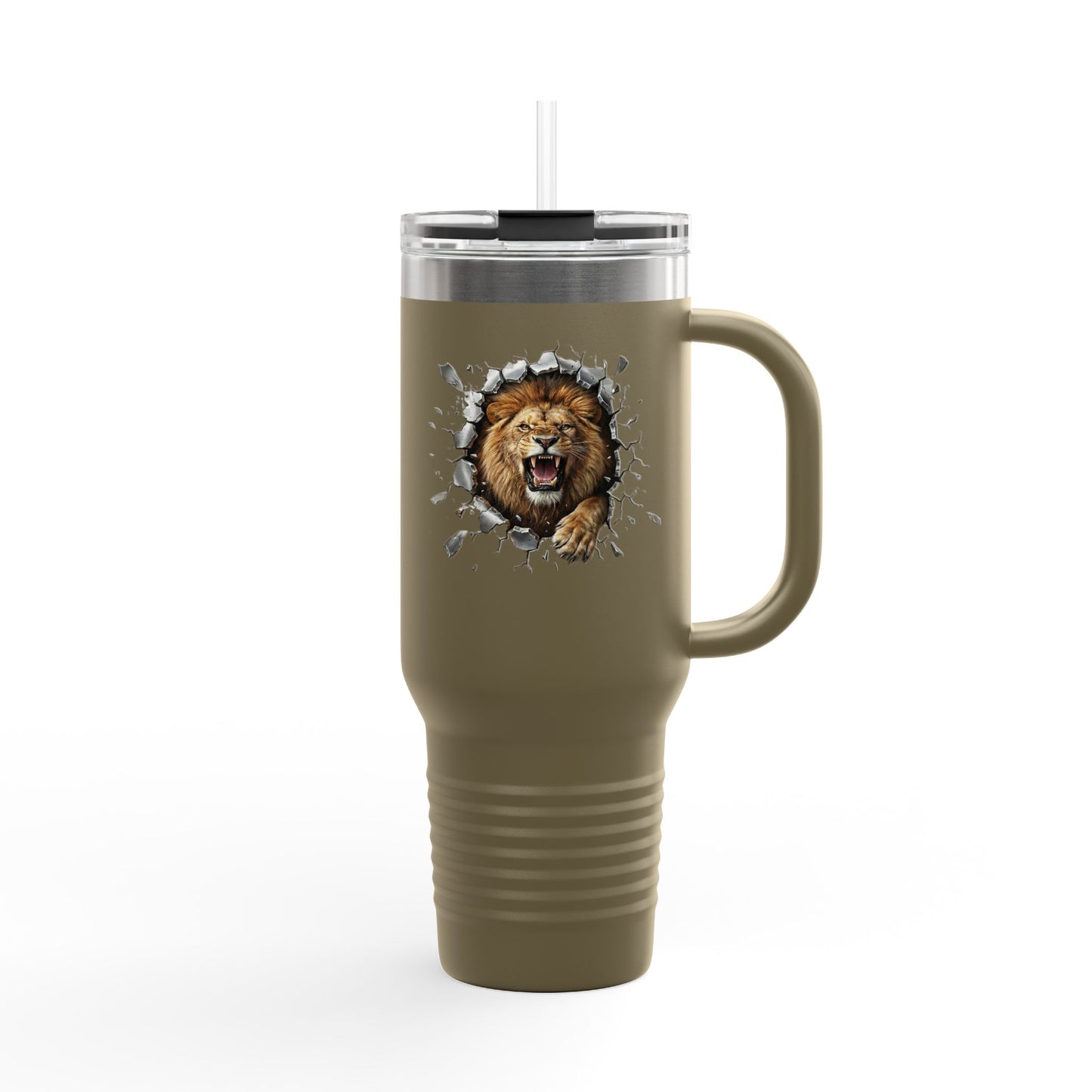 Lion Breakthrough 40oz Insulated Travel Mug