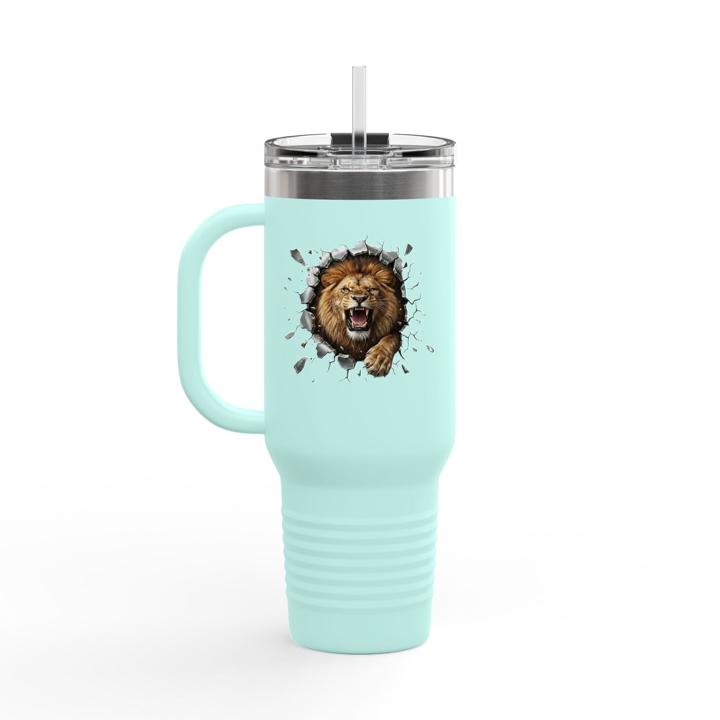 Lion Breakthrough 40oz Insulated Travel Mug